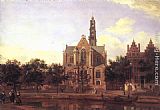 View of the Westerkerk, Amsterdam by Jan van der Heyden